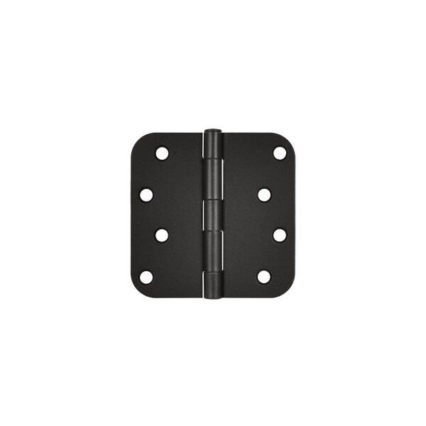 Deltana Oil Rubbed Bronze 4 x 4 Plain Bearing 5/8 Radius Corners Mortise Hinge, 10PK pairs S44R510B-XCP10 - main